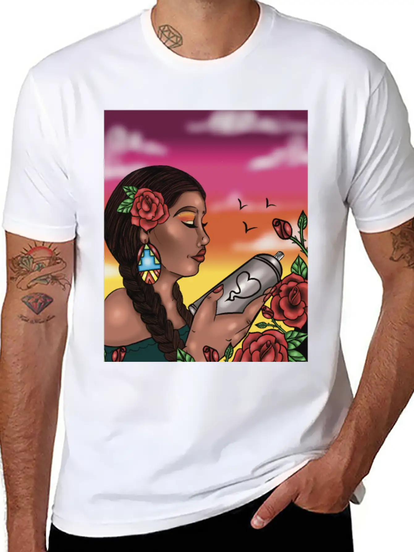 Graffiti Garden Soft Cotton Short Sleeve Tee ¨C Unisex Wardrobe Staple