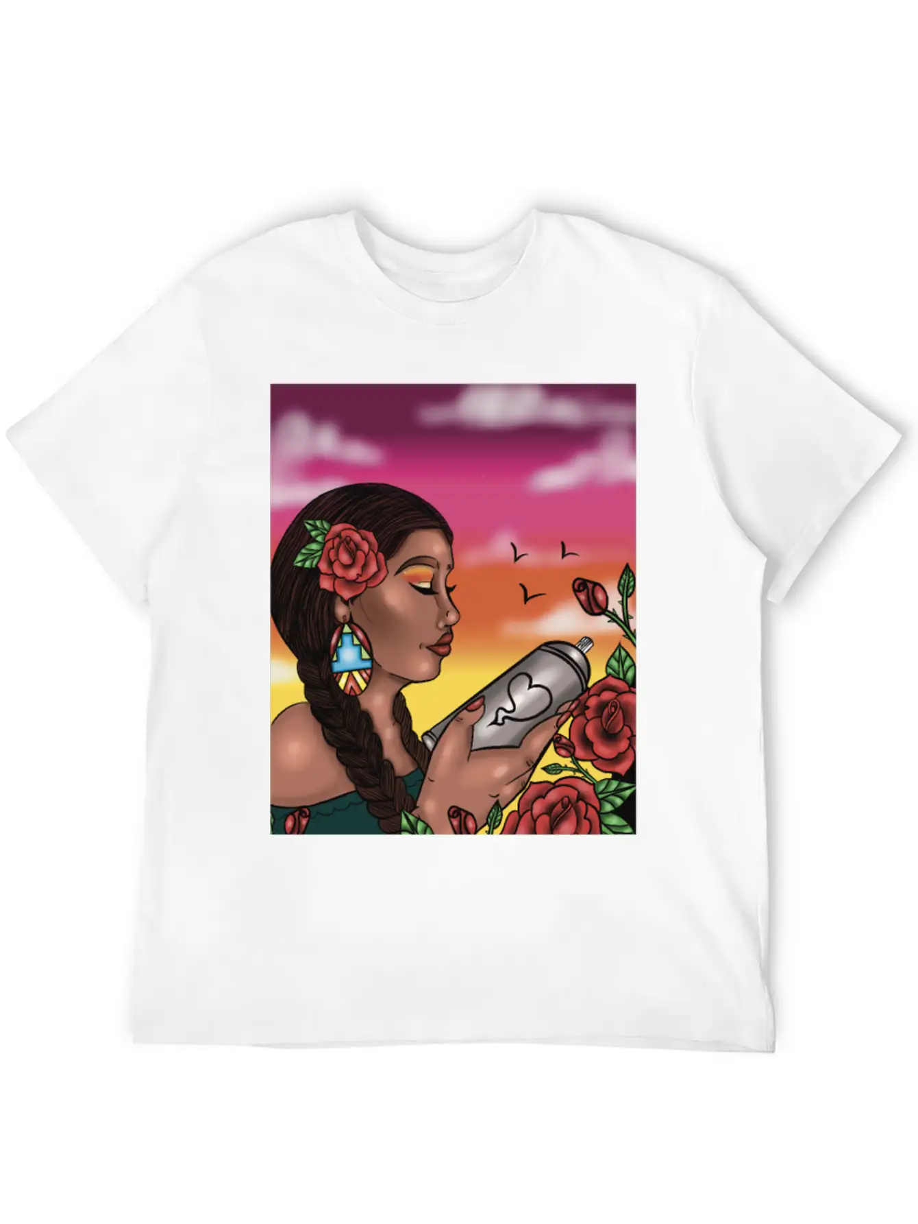 Graffiti Garden Soft Cotton Short Sleeve Tee ¨C Unisex Wardrobe Staple