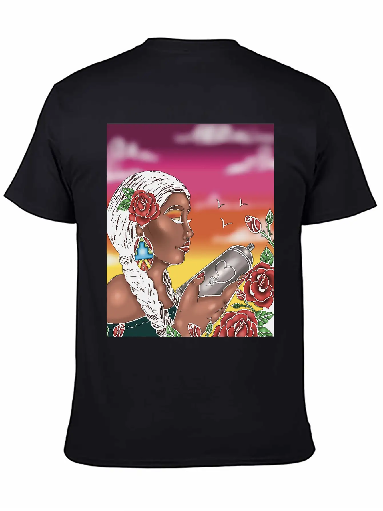 Graffiti Garden Soft Cotton Short Sleeve Tee ¨C Unisex Wardrobe Staple