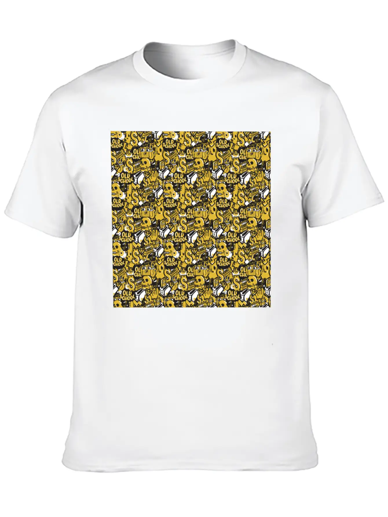 Graffiti Pattern | Street Art Urban Graphic Basic Graphic T-Shirt ¨C Daily Comfort In Soft Cotton