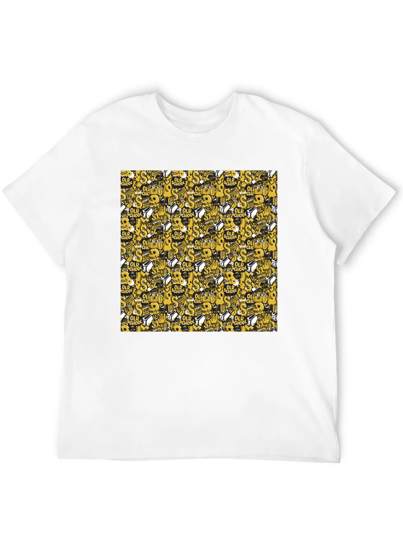 Graffiti Pattern | Street Art Urban Graphic Basic Graphic T-Shirt ¨C Daily Comfort In Soft Cotton