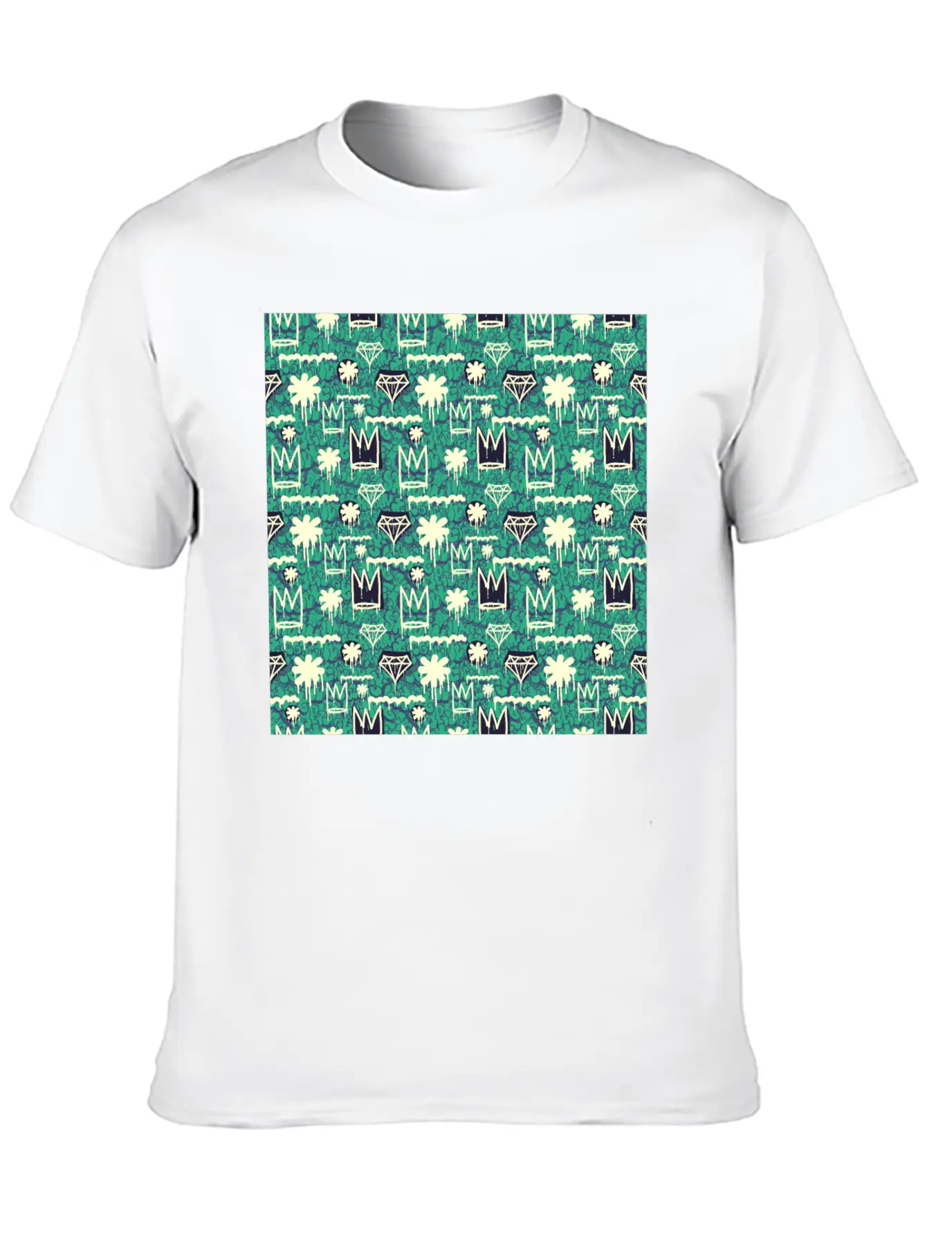 Graffiti Pattern | Street Art Urban Graphic Essential Cotton Tee For Daily Outfits ¨C Unisex Style