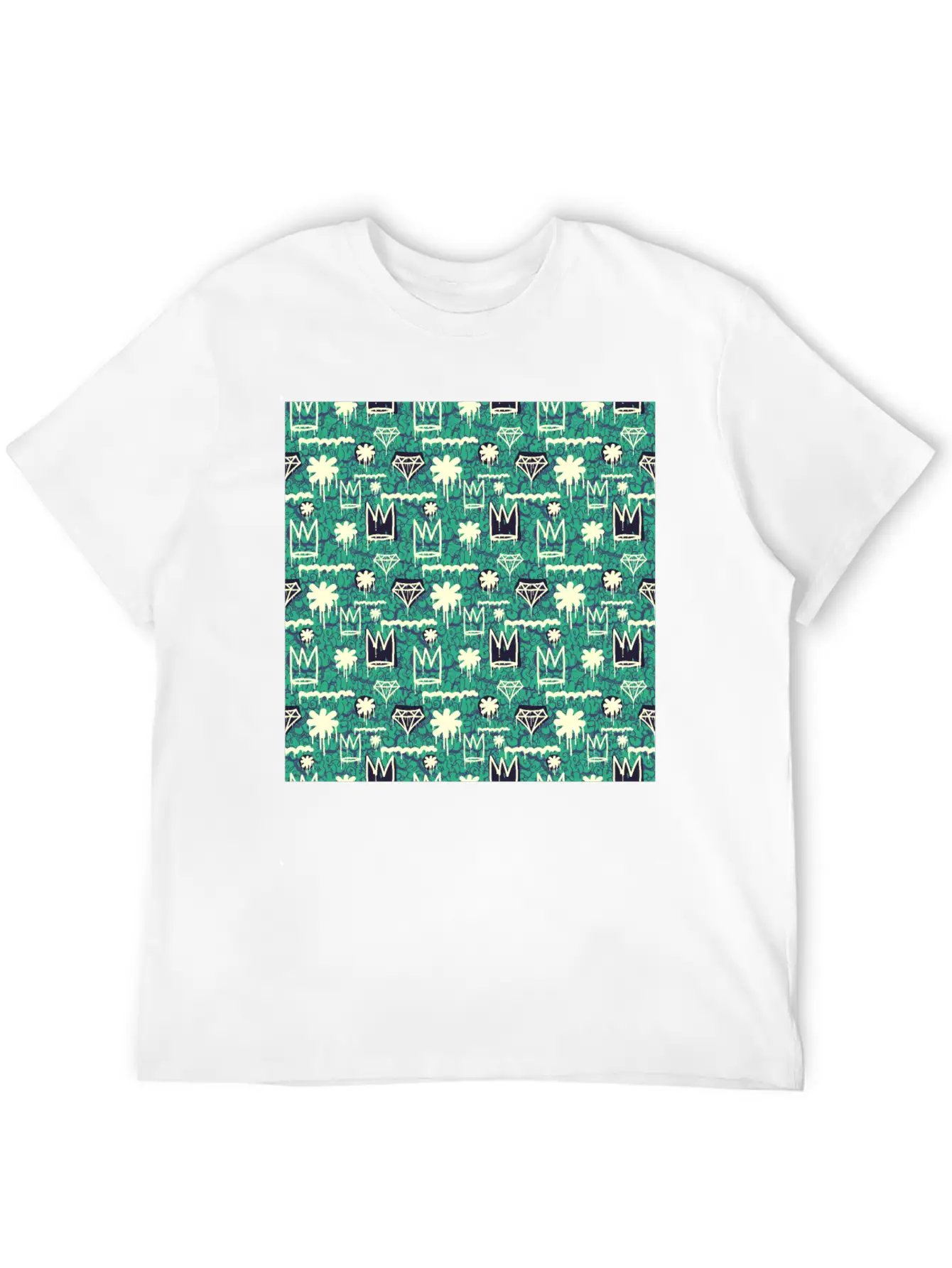 Graffiti Pattern | Street Art Urban Graphic Essential Cotton Tee For Daily Outfits ¨C Unisex Style