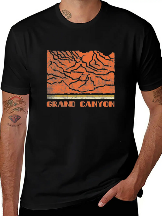 Grand Canyon City Skyline Retro Cityscape 70s 80s Soft Cotton Short Sleeve Tee ¨C Unisex Wardrobe Staple