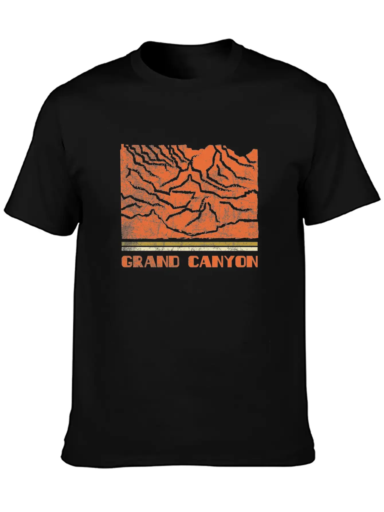 Grand Canyon City Skyline Retro Cityscape 70s 80s Soft Cotton Short Sleeve Tee ¨C Unisex Wardrobe Staple