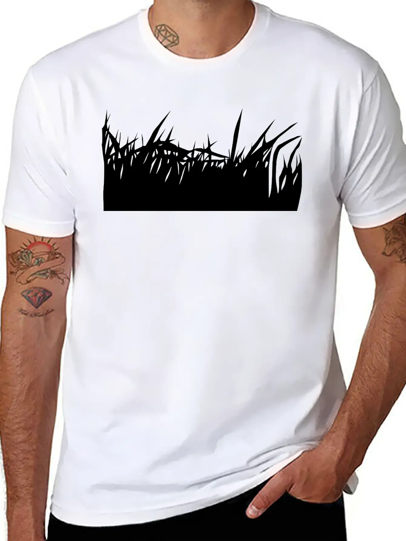 Grass Basic Graphic T-Shirt ¨C Daily Comfort In Soft Cotton