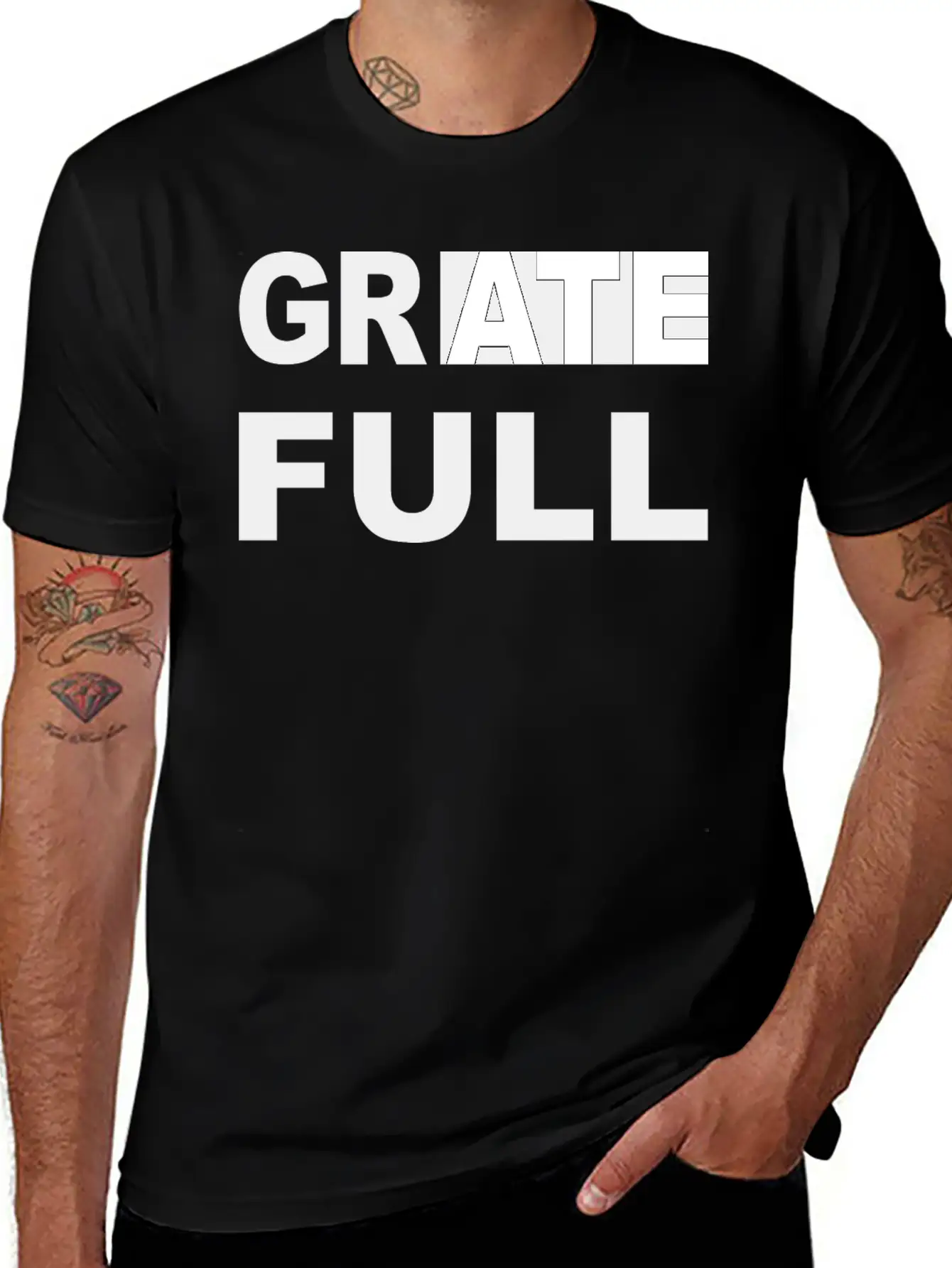 GrAte Full By Simi Tease Essential Cotton Tee For Daily Outfits ¨C Unisex Style