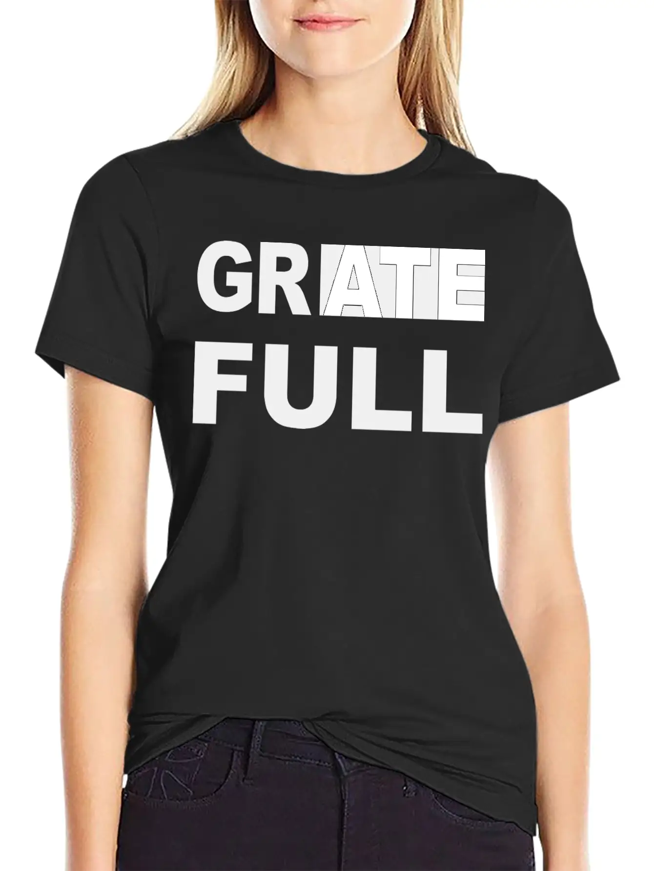 GrAte Full By Simi Tease Essential Cotton Tee For Daily Outfits ¨C Unisex Style