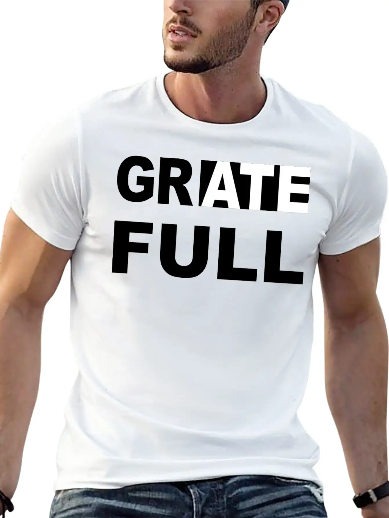 GrAte Full By Simi Tease Essential Cotton Tee For Daily Outfits ¨C Unisex Style
