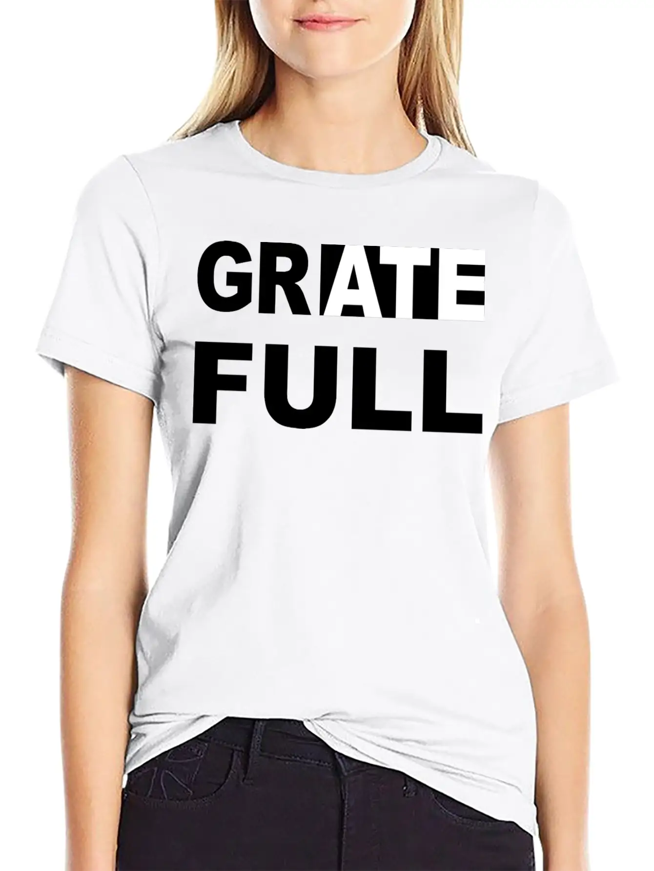 GrAte Full By Simi Tease Essential Cotton Tee For Daily Outfits ¨C Unisex Style