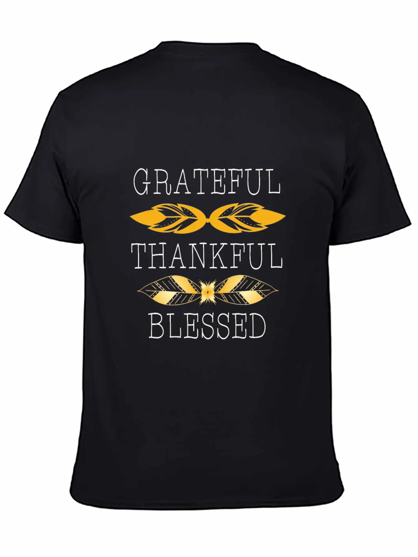 Grateful Thankful Blessed Essential Cotton Tee For Daily Outfits ¨C Unisex Style