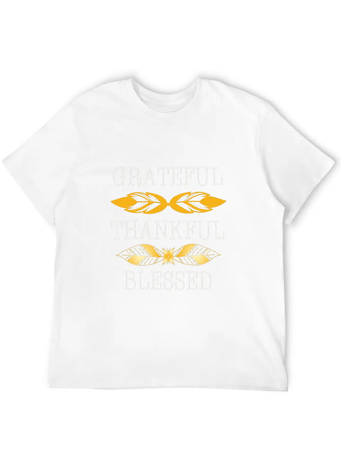 Grateful Thankful Blessed Essential Cotton Tee For Daily Outfits ¨C Unisex Style