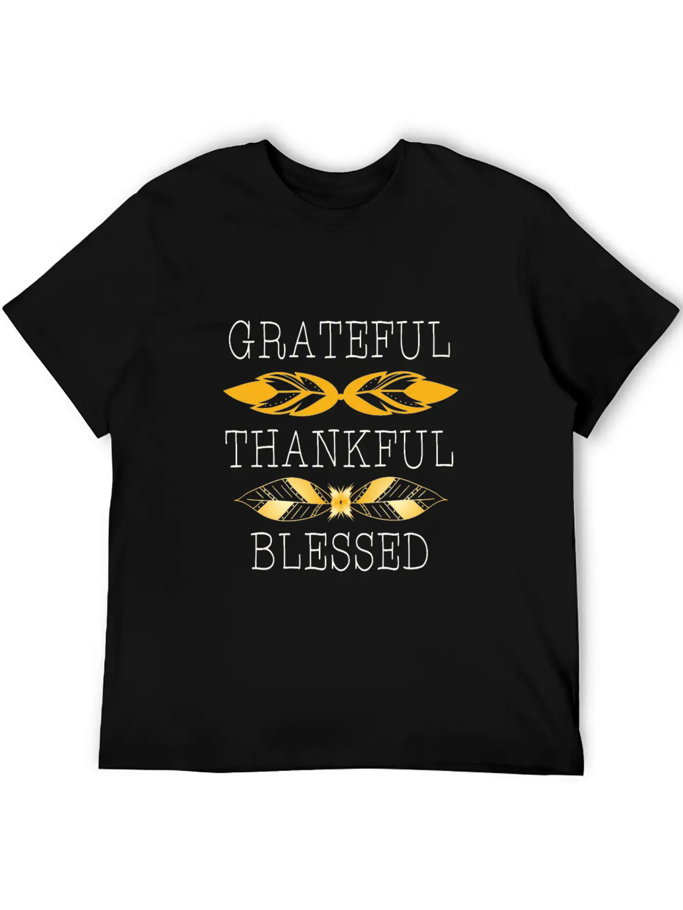Grateful Thankful Blessed Essential Cotton Tee For Daily Outfits ¨C Unisex Style