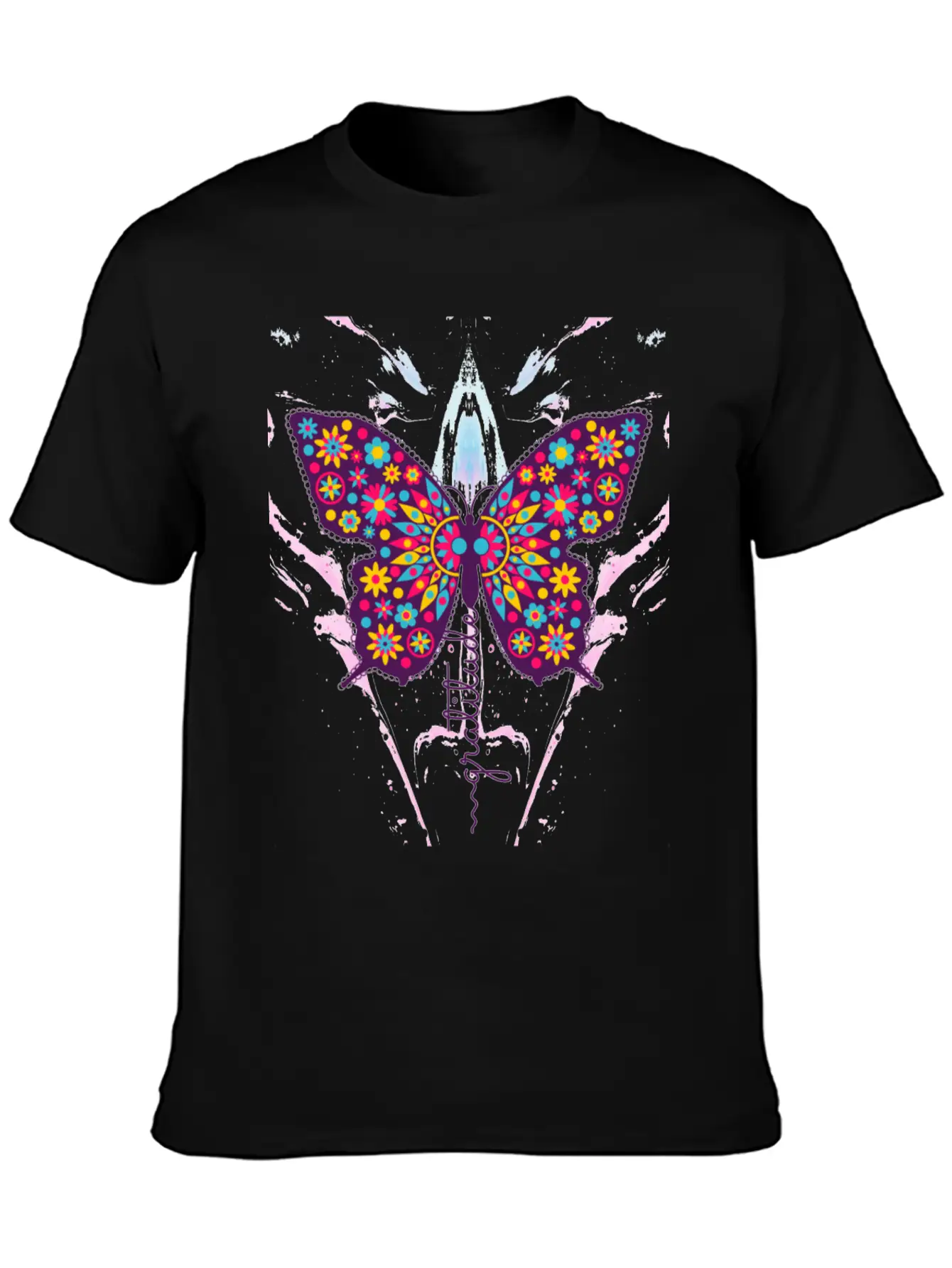 Gratitude Butterfly T Shirt Basic Graphic T-Shirt ¨C Daily Comfort In Soft Cotton