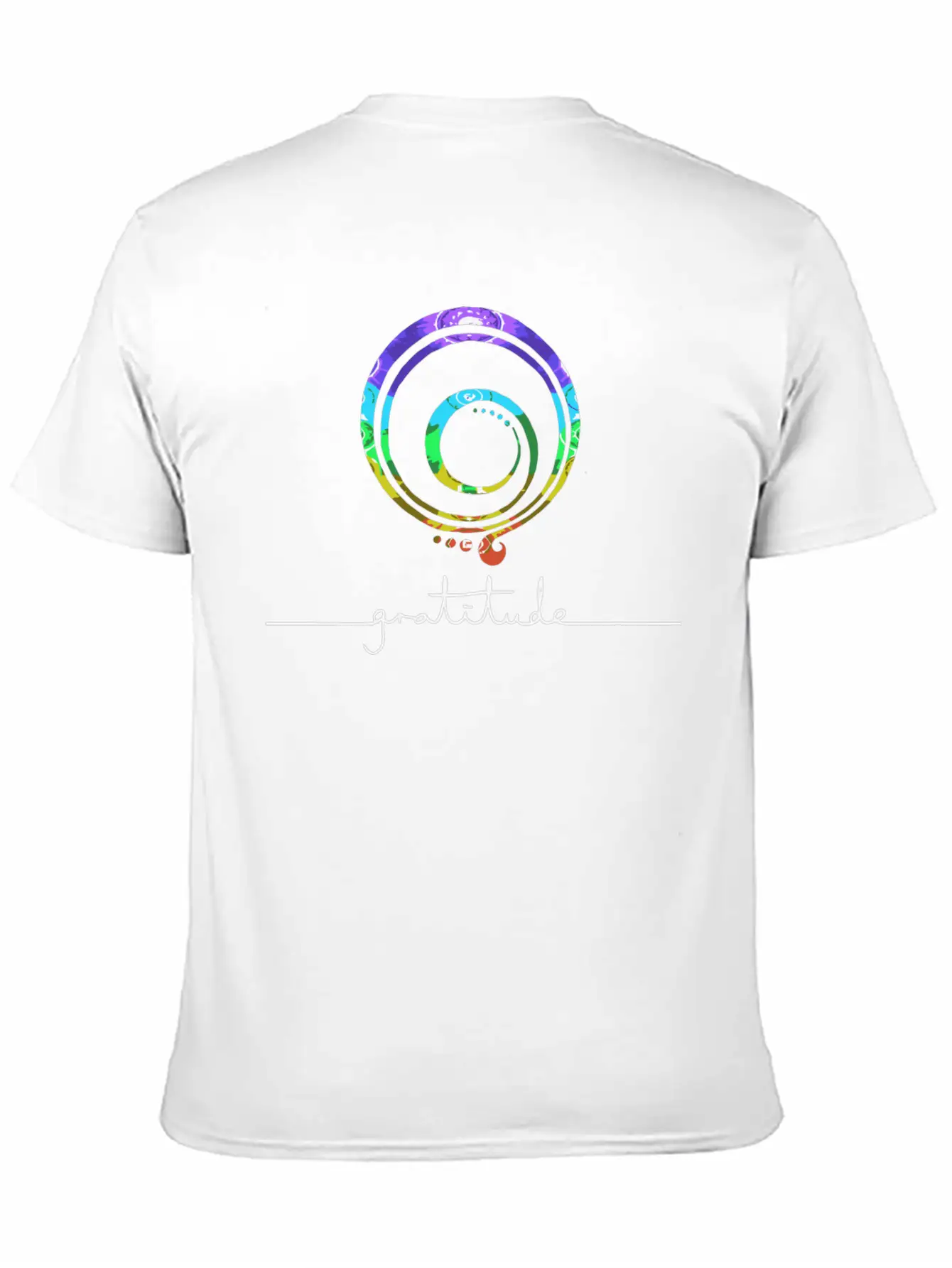 Gratitude Chakra Gratitude Inspirational Basic Graphic T-Shirt ¨C Daily Comfort In Soft Cotton
