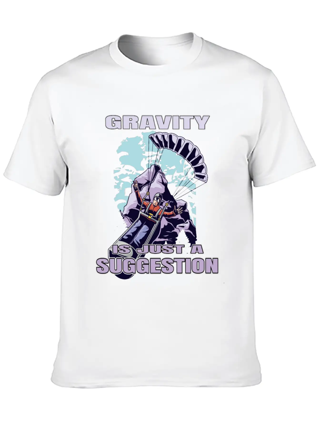 Gravity Is Just A Suggestion Essential Cotton Tee For Daily Outfits ¨C Unisex Style