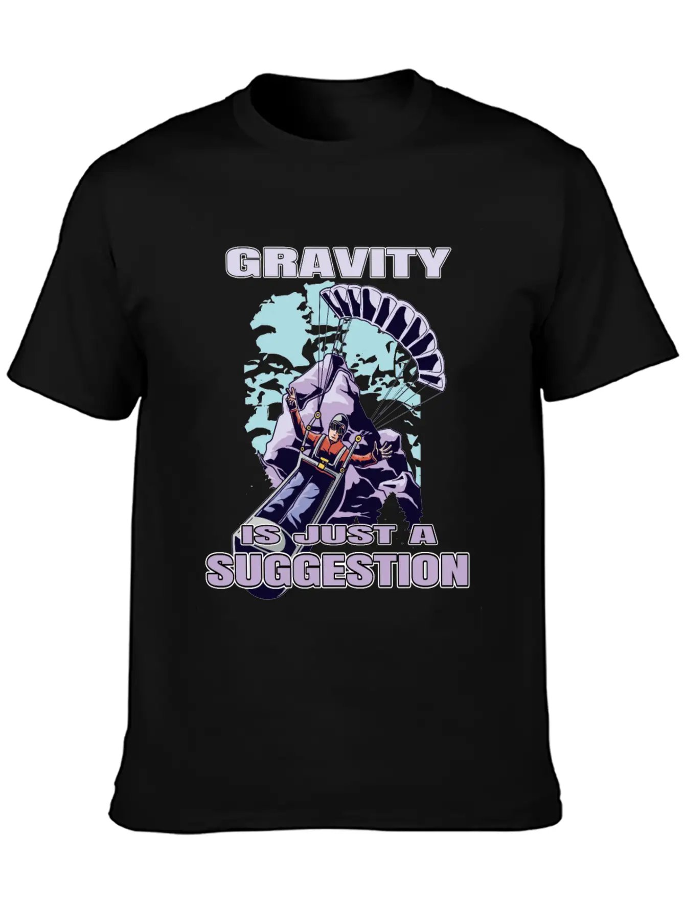 Gravity Is Just A Suggestion Essential Cotton Tee For Daily Outfits ¨C Unisex Style