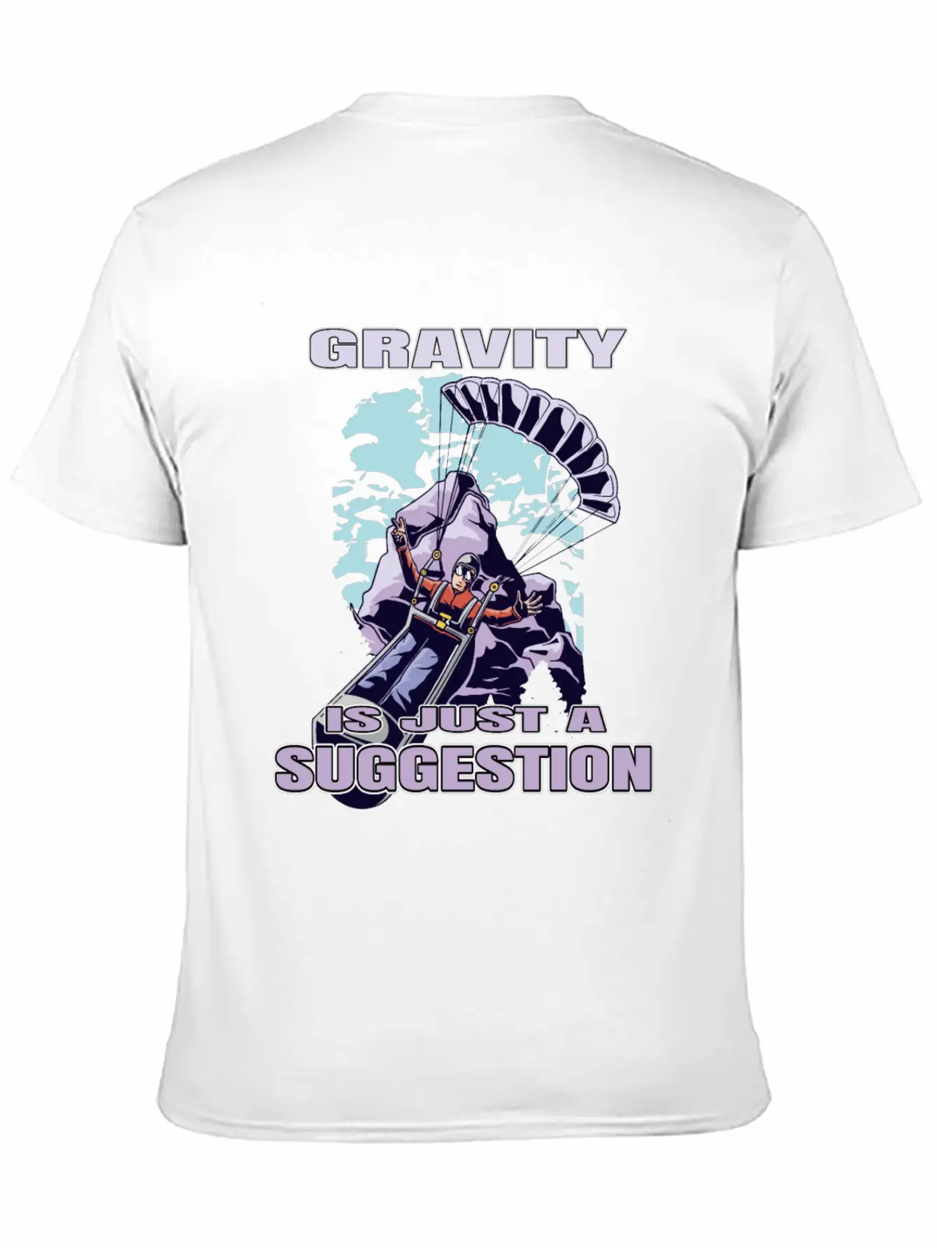 Gravity Is Just A Suggestion Essential Cotton Tee For Daily Outfits ¨C Unisex Style