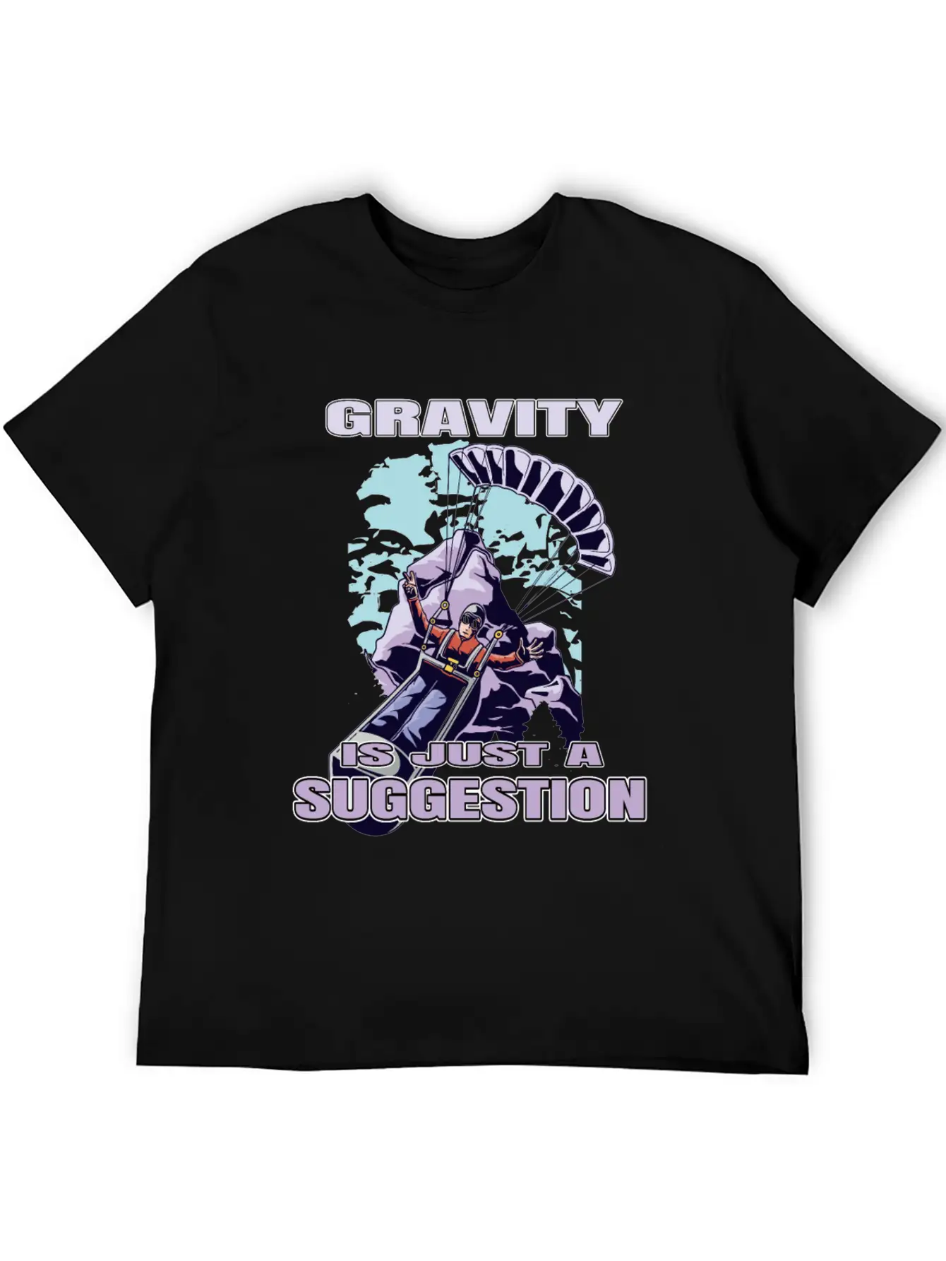 Gravity Is Just A Suggestion Essential Cotton Tee For Daily Outfits ¨C Unisex Style