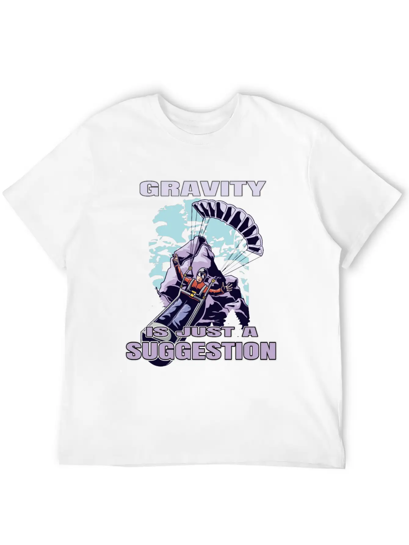 Gravity Is Just A Suggestion Essential Cotton Tee For Daily Outfits ¨C Unisex Style