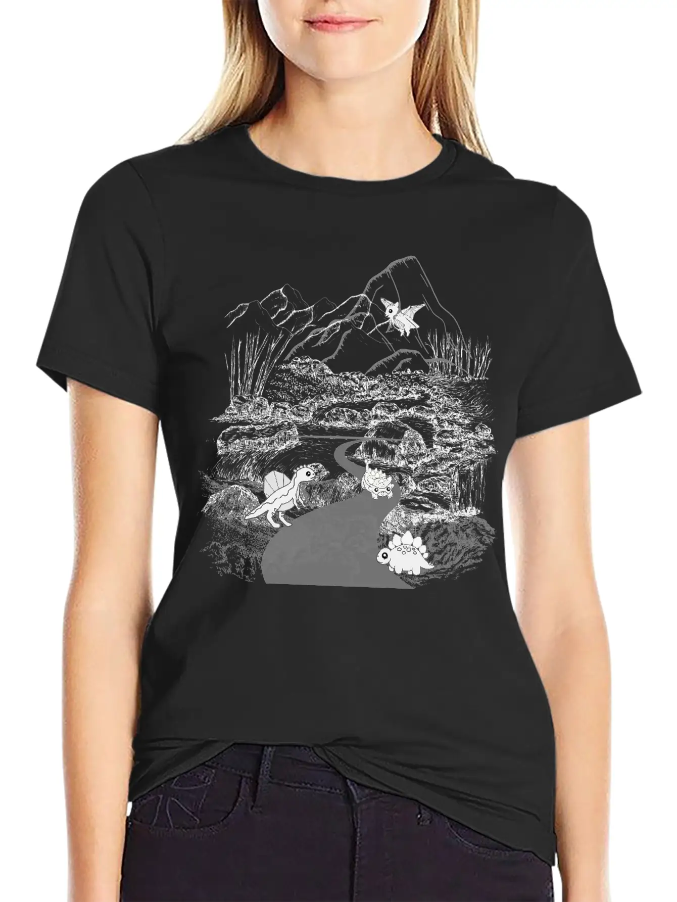 Grayscale Art Essential Cotton Tee For Daily Outfits ¨C Unisex Style