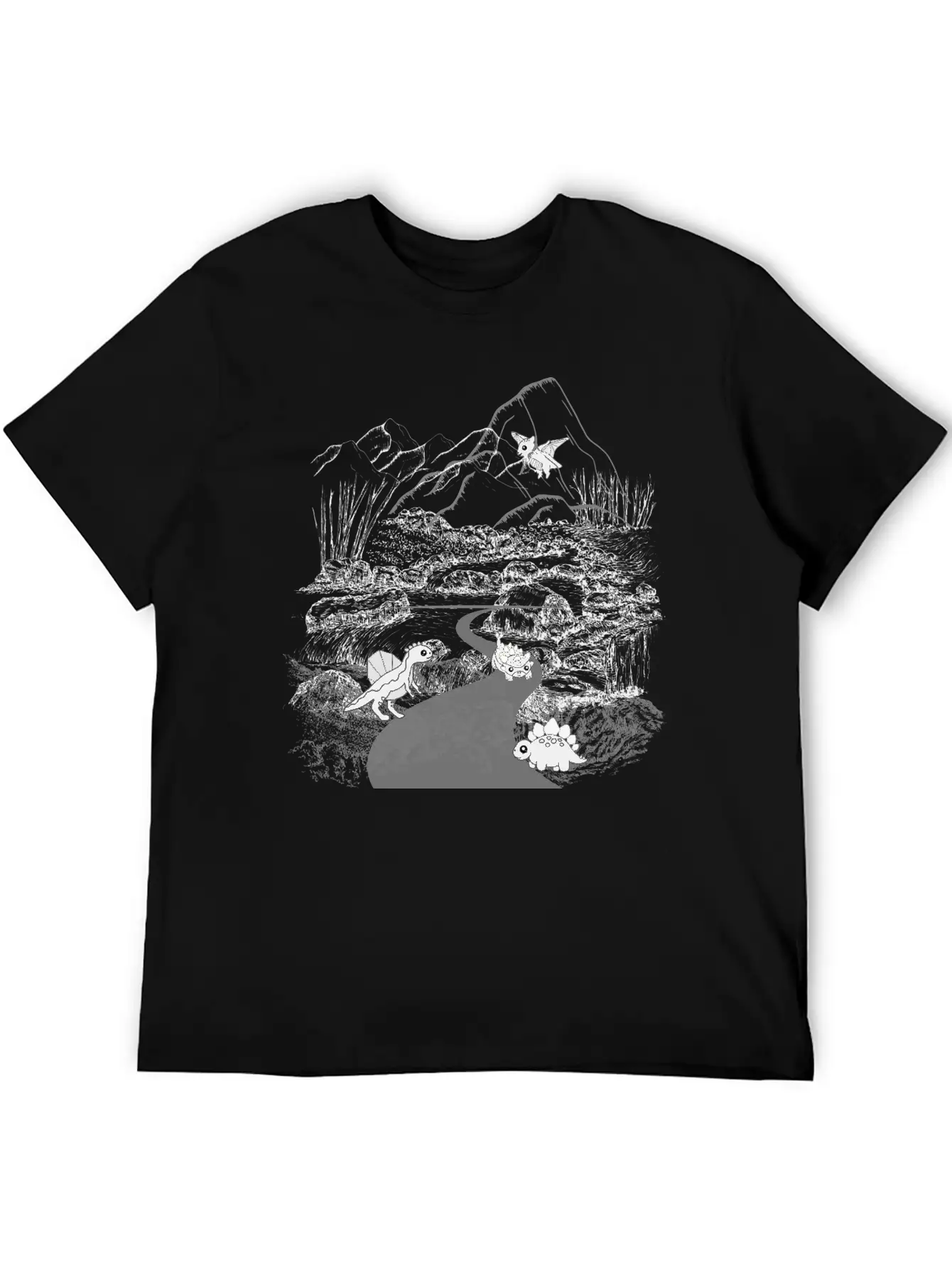 Grayscale Art Essential Cotton Tee For Daily Outfits ¨C Unisex Style