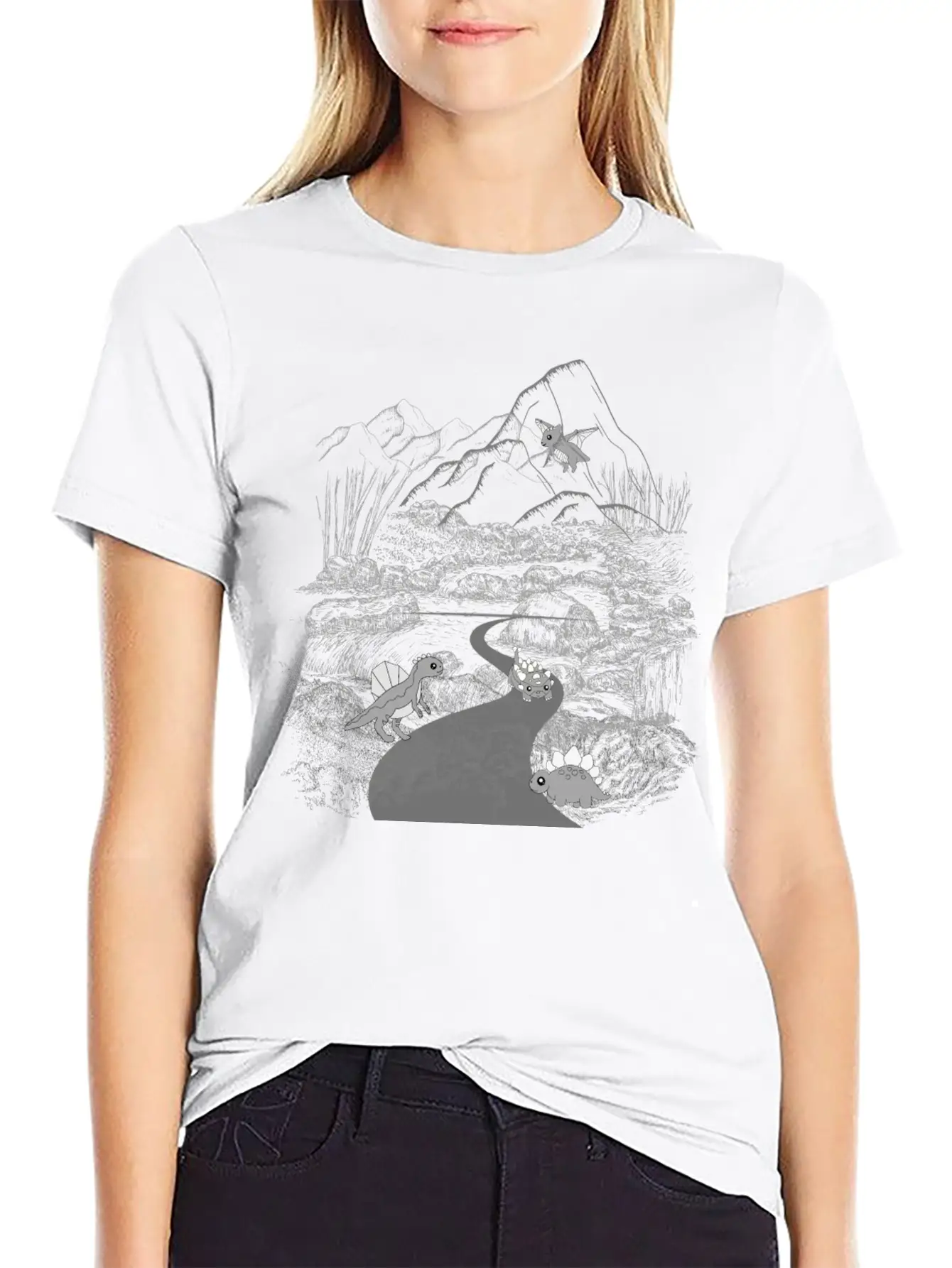 Grayscale Art Essential Cotton Tee For Daily Outfits ¨C Unisex Style