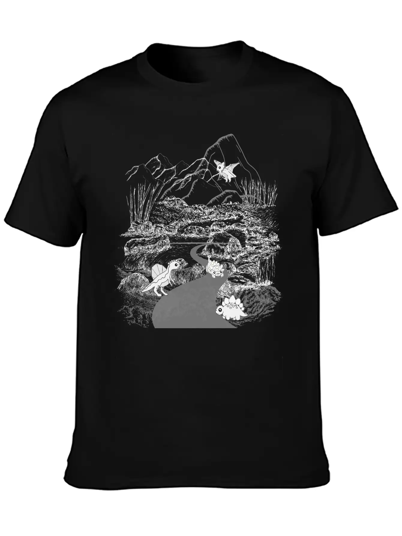 Grayscale Art Essential Cotton Tee For Daily Outfits ¨C Unisex Style
