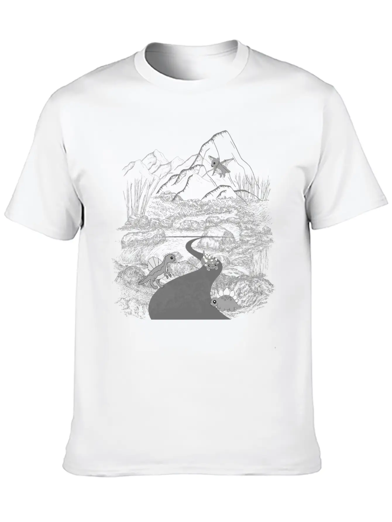 Grayscale Art Essential Cotton Tee For Daily Outfits ¨C Unisex Style