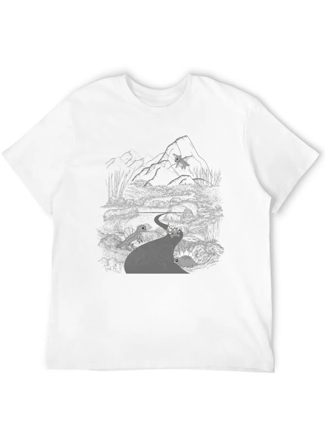 Grayscale Art Essential Cotton Tee For Daily Outfits ¨C Unisex Style