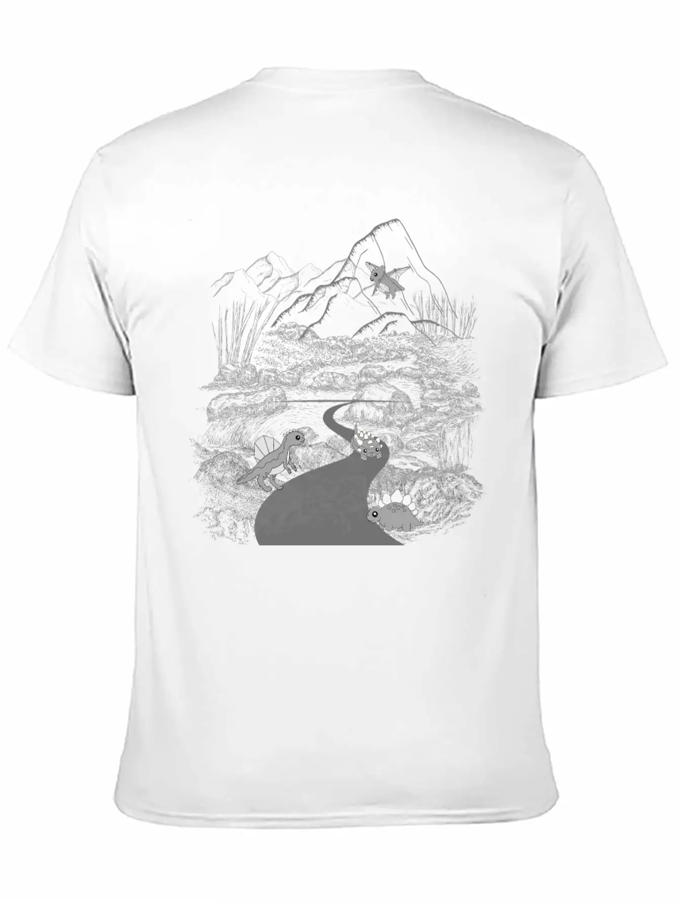 Grayscale Art Essential Cotton Tee For Daily Outfits ¨C Unisex Style