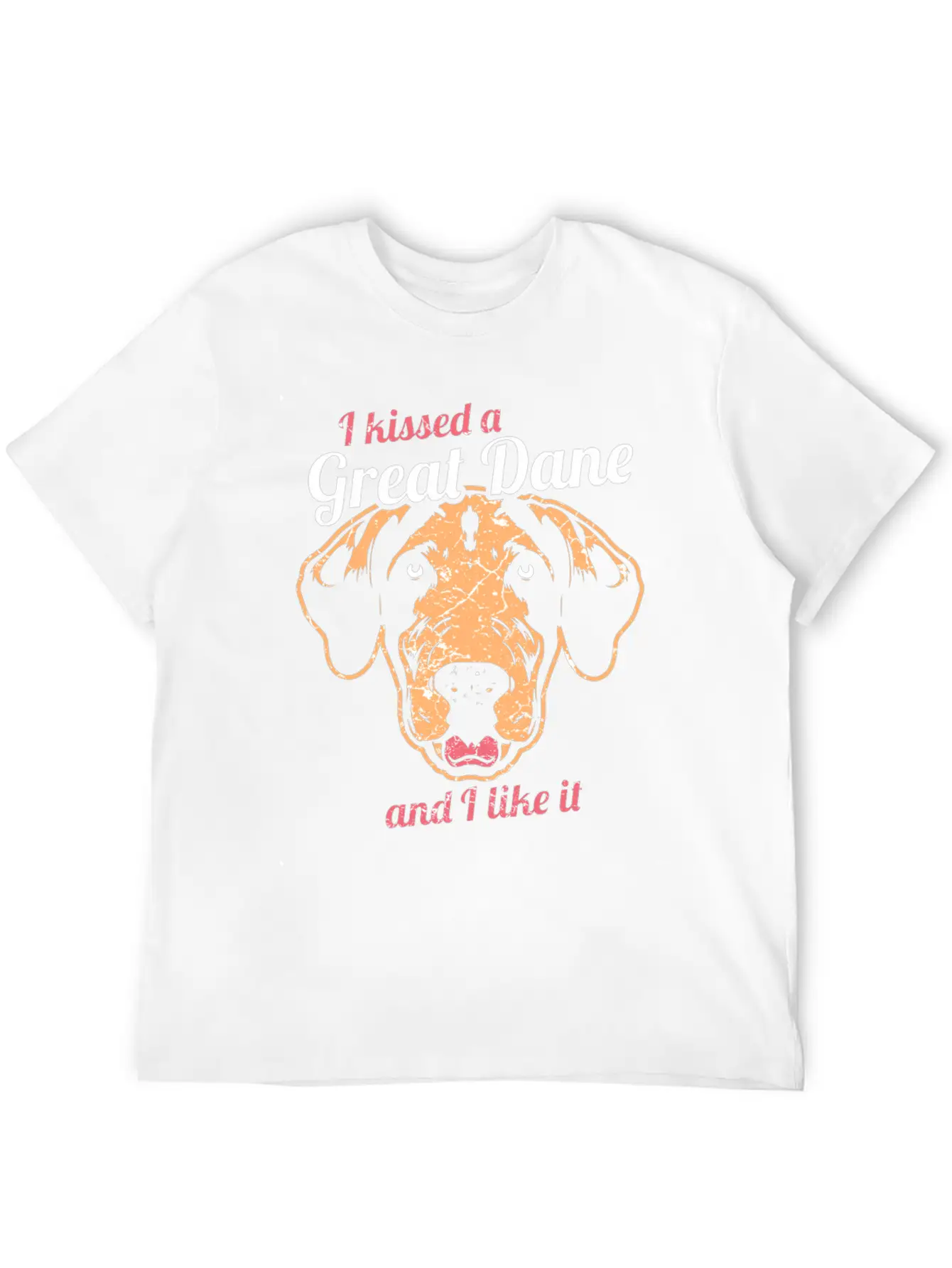 Great Dane Dog Lover Dogs Gift Unisex Casual T-Shirt ¨C Clean Design For Daily Comfort