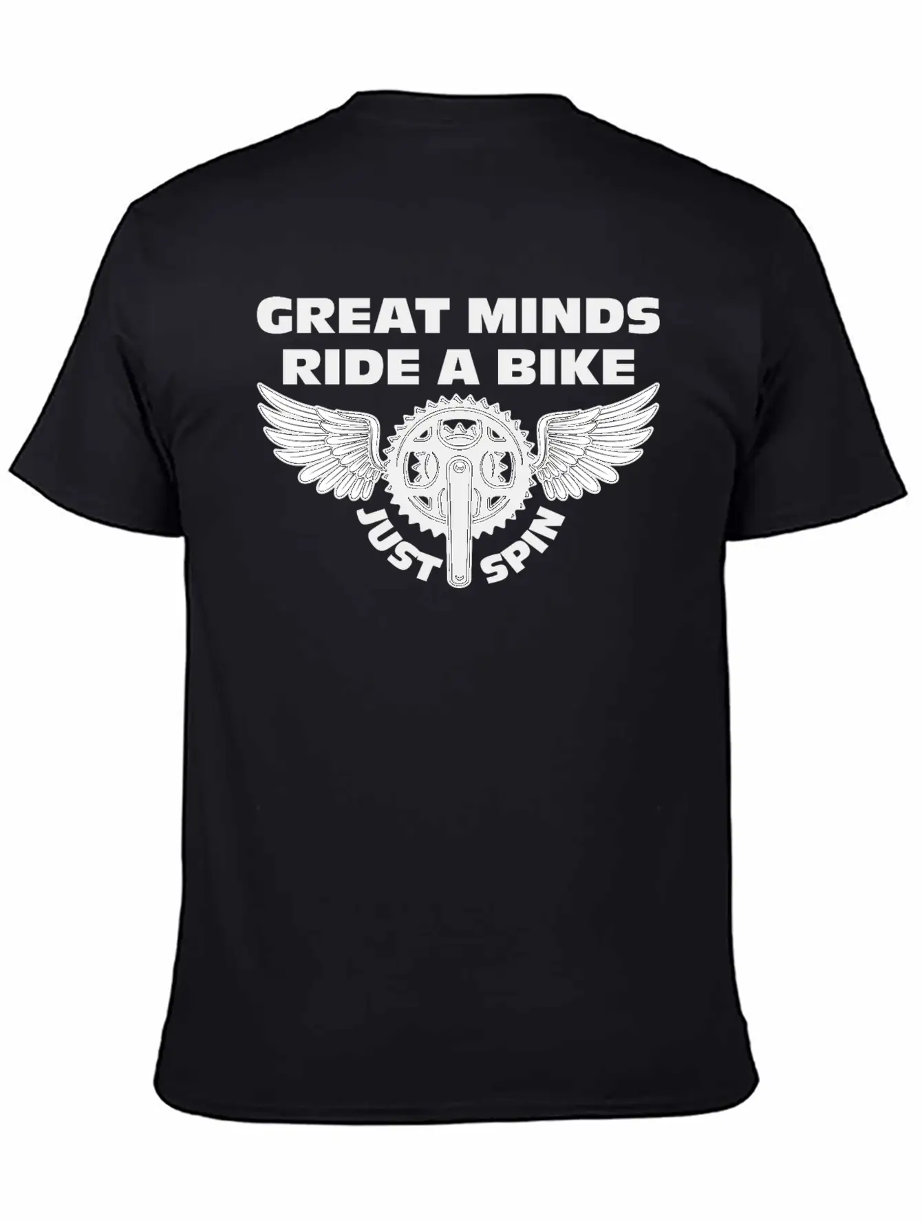 Great Minds Ride A Bike Unisex Casual T-Shirt ¨C Clean Design For Daily Comfort