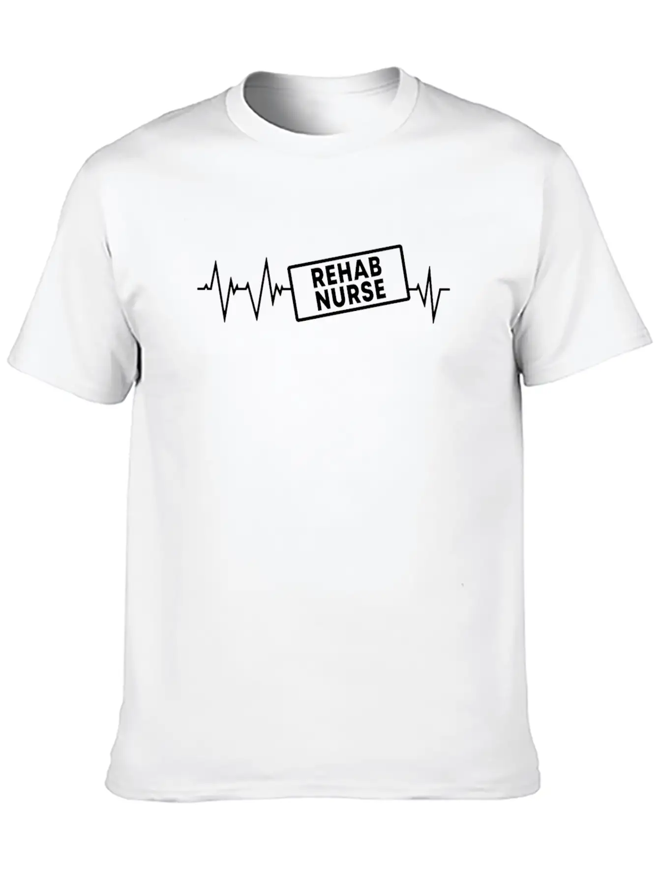 Great Rehab Nurse Heartbeat Outfit Essential Cotton Tee For Daily Outfits ¨C Unisex Style