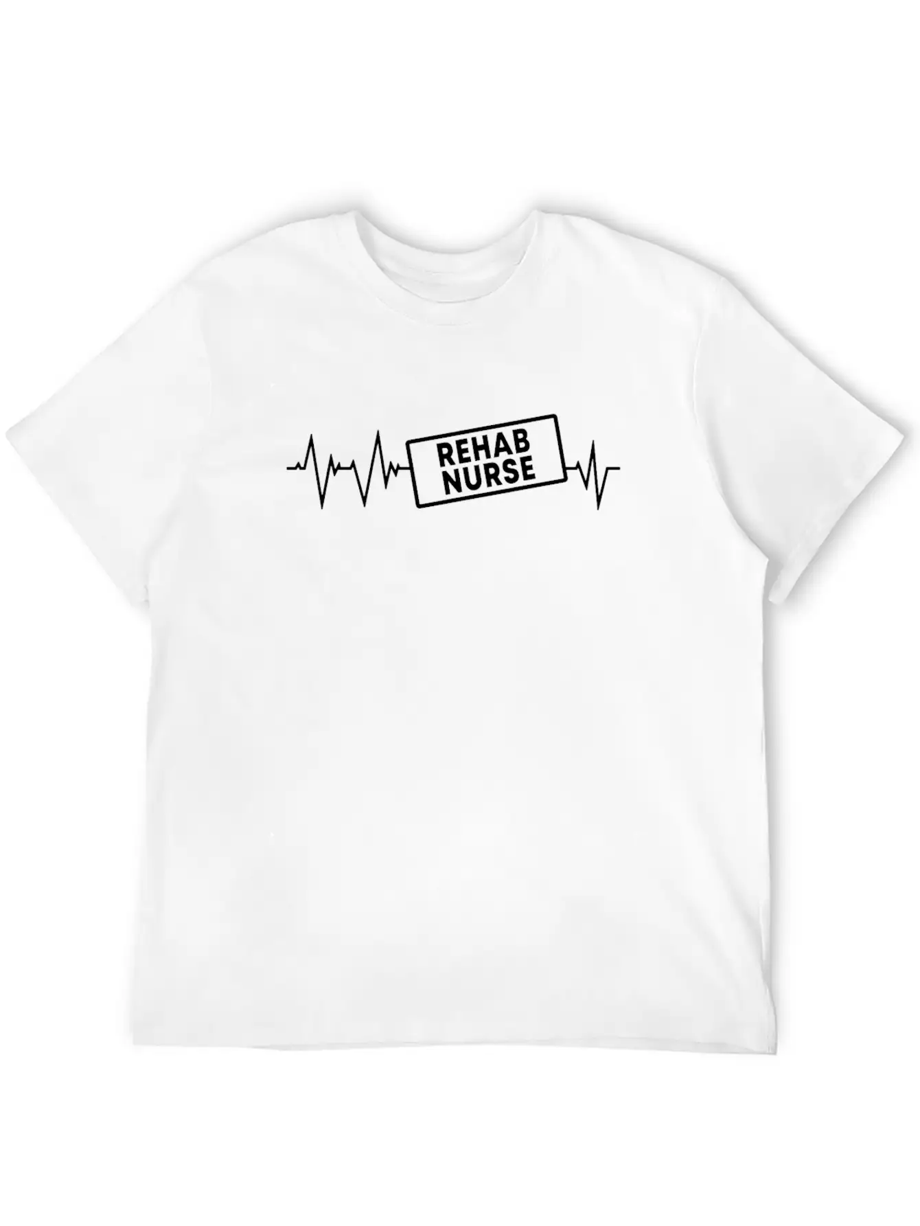 Great Rehab Nurse Heartbeat Outfit Essential Cotton Tee For Daily Outfits ¨C Unisex Style