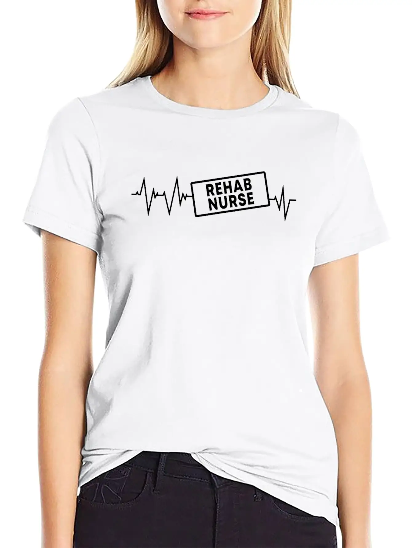 Great Rehab Nurse Heartbeat Outfit Essential Cotton Tee For Daily Outfits ¨C Unisex Style