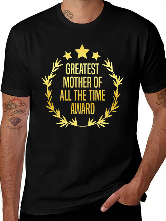 Greatest Mother Award For Mother's Day Soft Cotton Short Sleeve Tee ¨C Unisex Wardrobe Staple