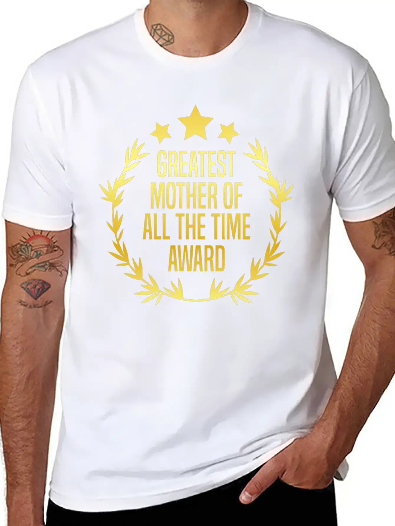 Greatest Mother Award For Mother's Day Soft Cotton Short Sleeve Tee ¨C Unisex Wardrobe Staple