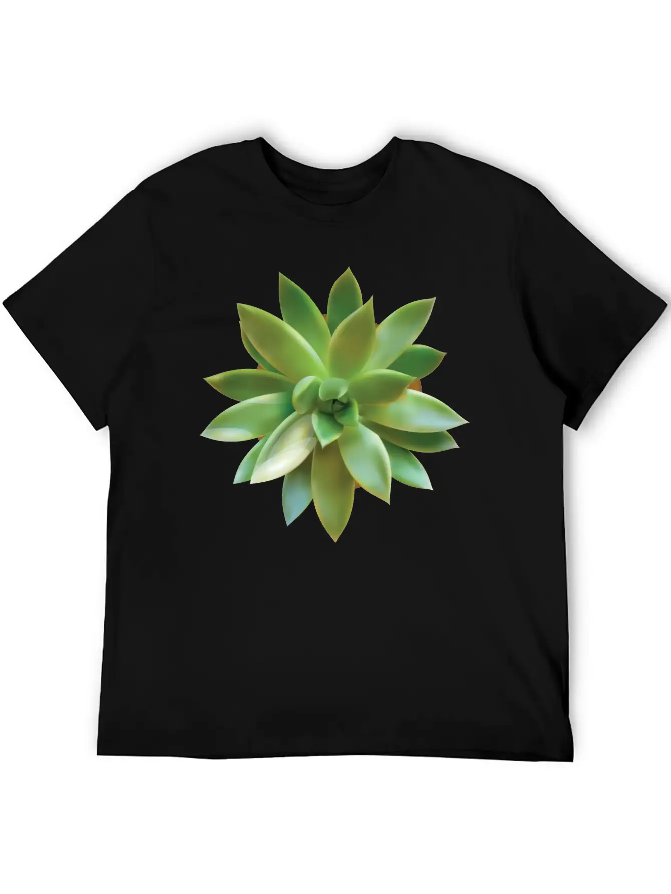 GREEN CACTUS Soft Cotton Short Sleeve Tee ¨C Unisex Wardrobe Staple