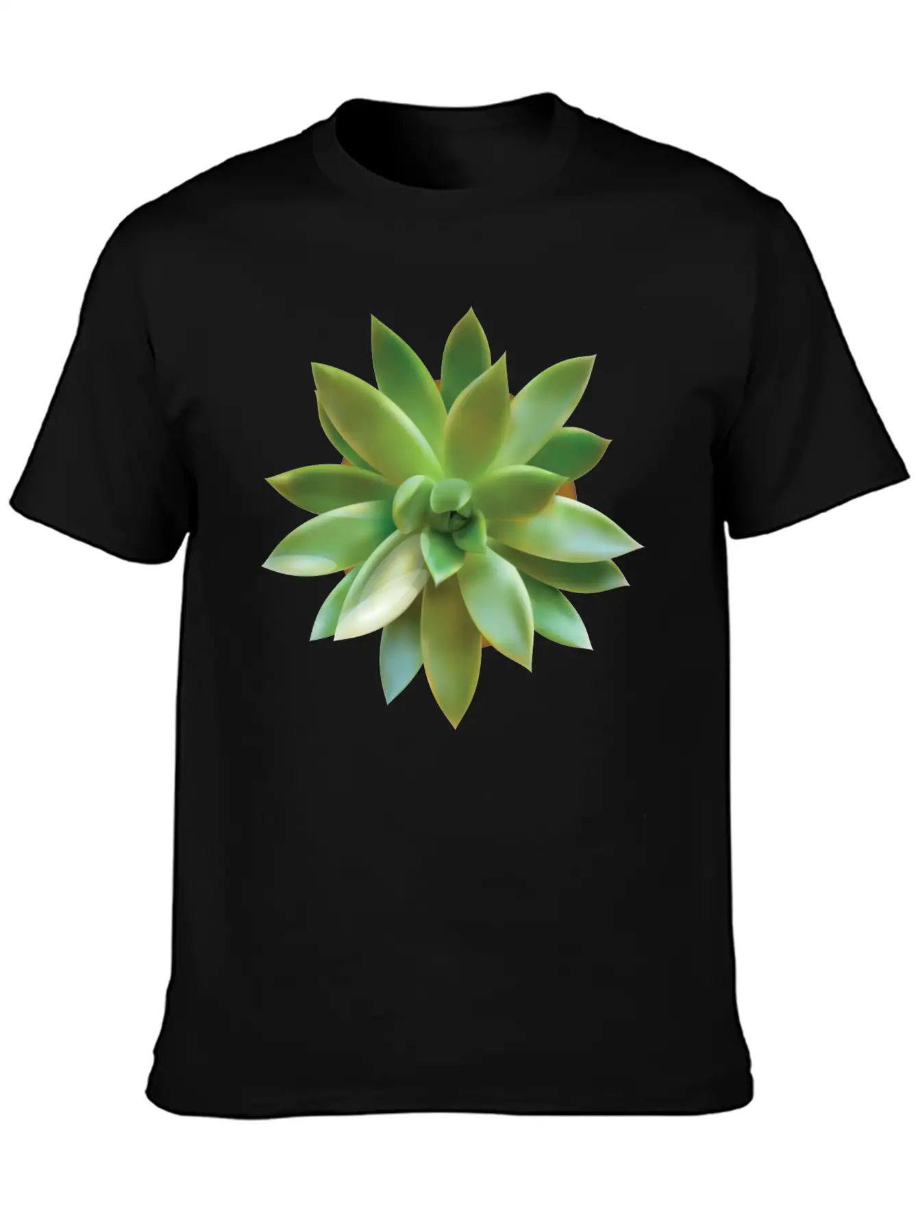 GREEN CACTUS Soft Cotton Short Sleeve Tee ¨C Unisex Wardrobe Staple