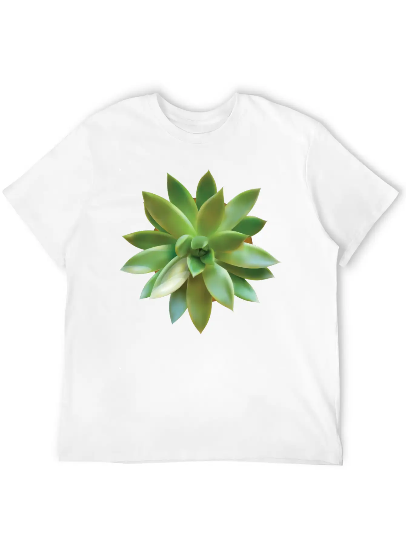 GREEN CACTUS Soft Cotton Short Sleeve Tee ¨C Unisex Wardrobe Staple