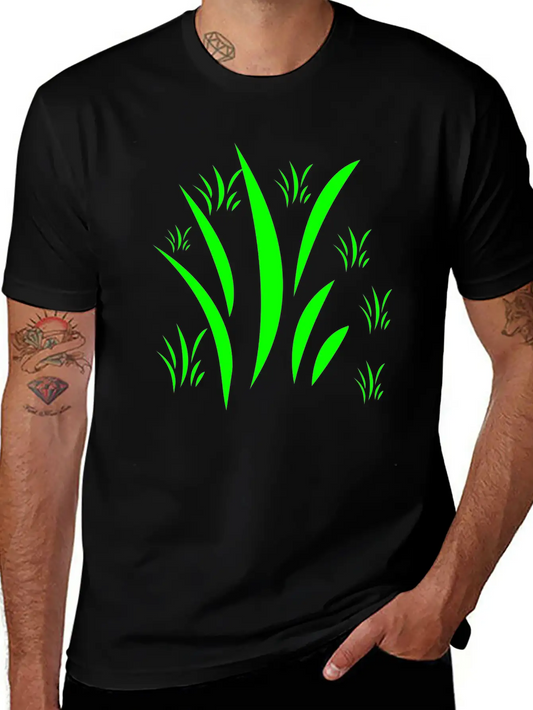 Green Grass Unisex Casual T-Shirt ¨C Clean Design For Daily Comfort