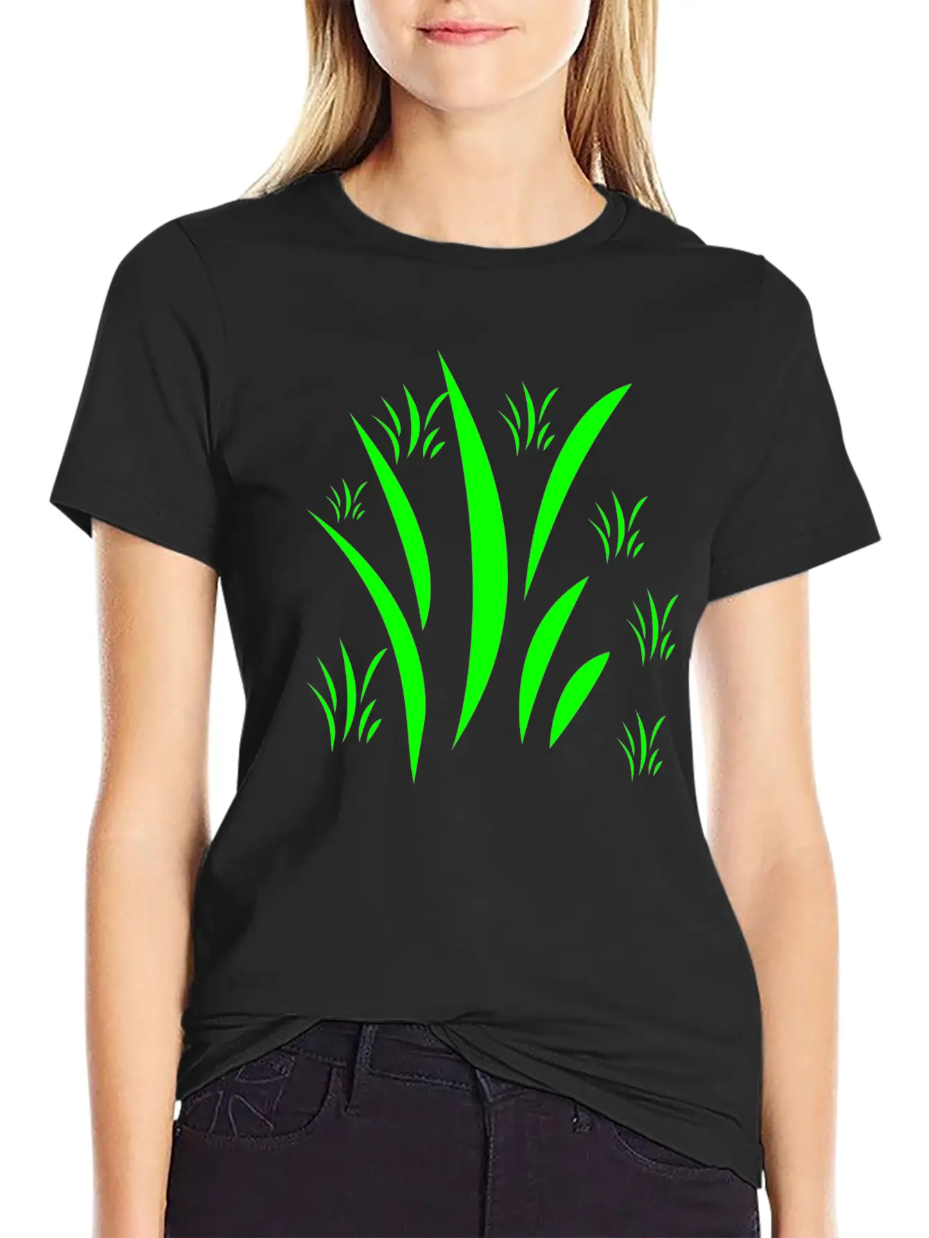 Green Grass Unisex Casual T-Shirt ¨C Clean Design For Daily Comfort
