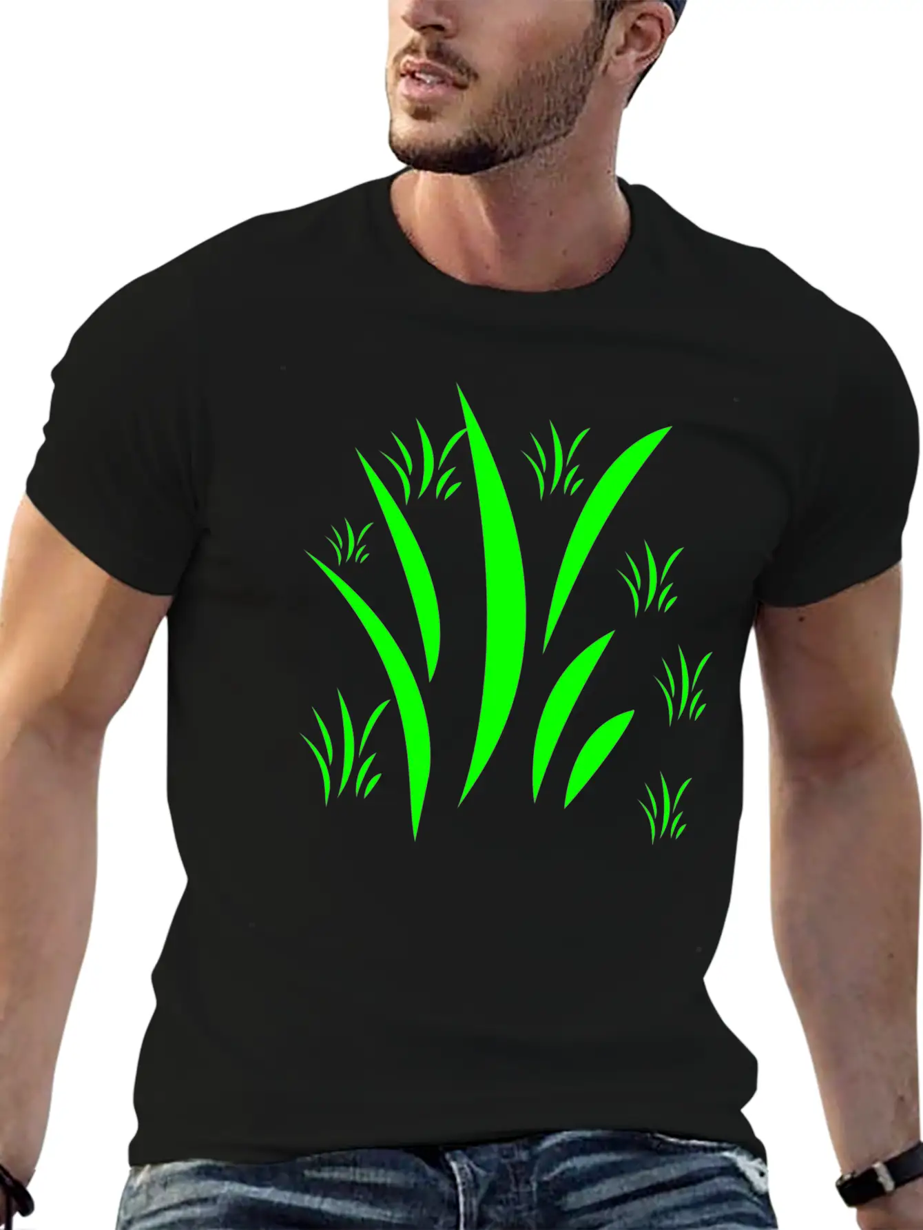 Green Grass Unisex Casual T-Shirt ¨C Clean Design For Daily Comfort