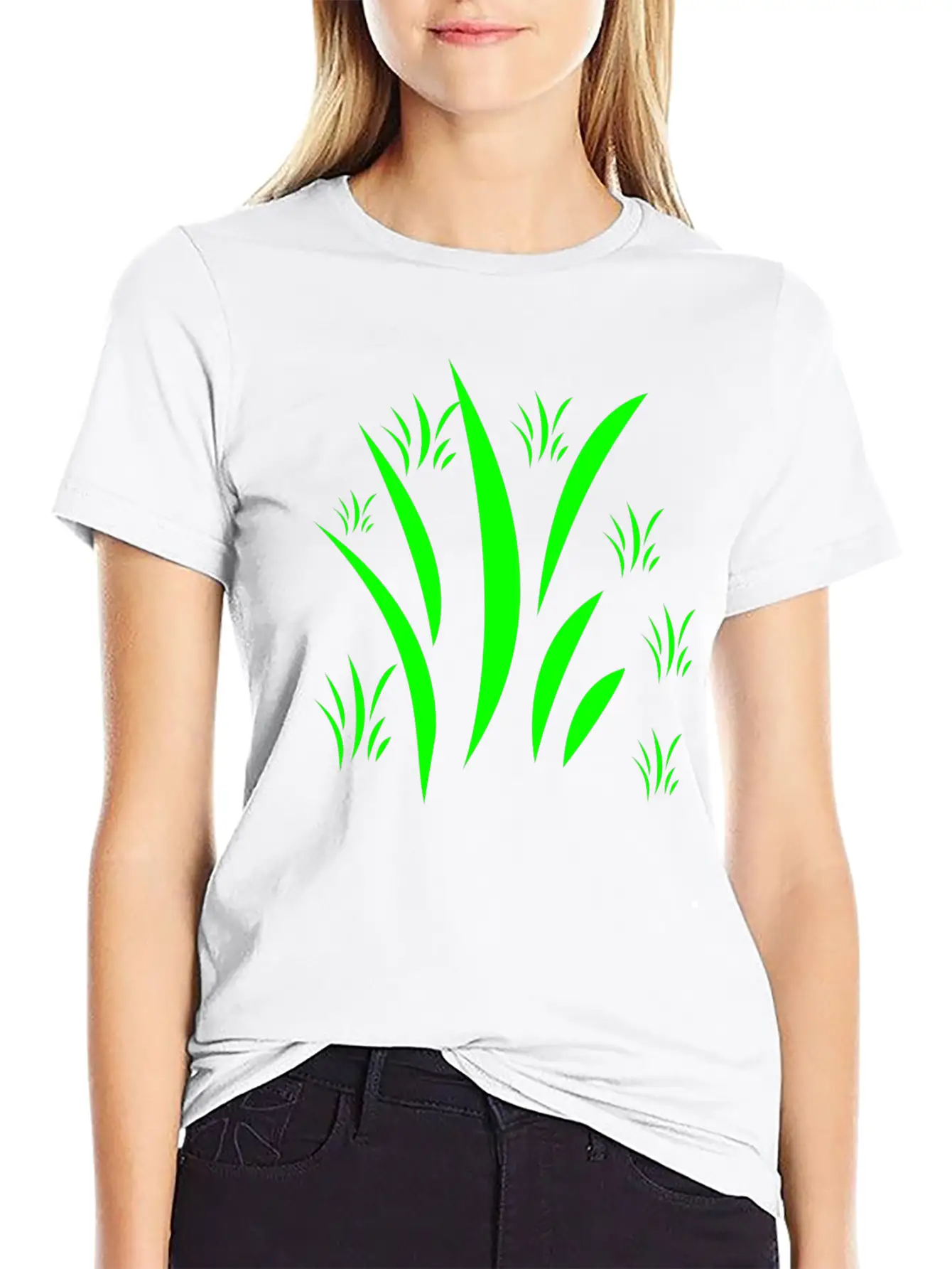 Green Grass Unisex Casual T-Shirt ¨C Clean Design For Daily Comfort