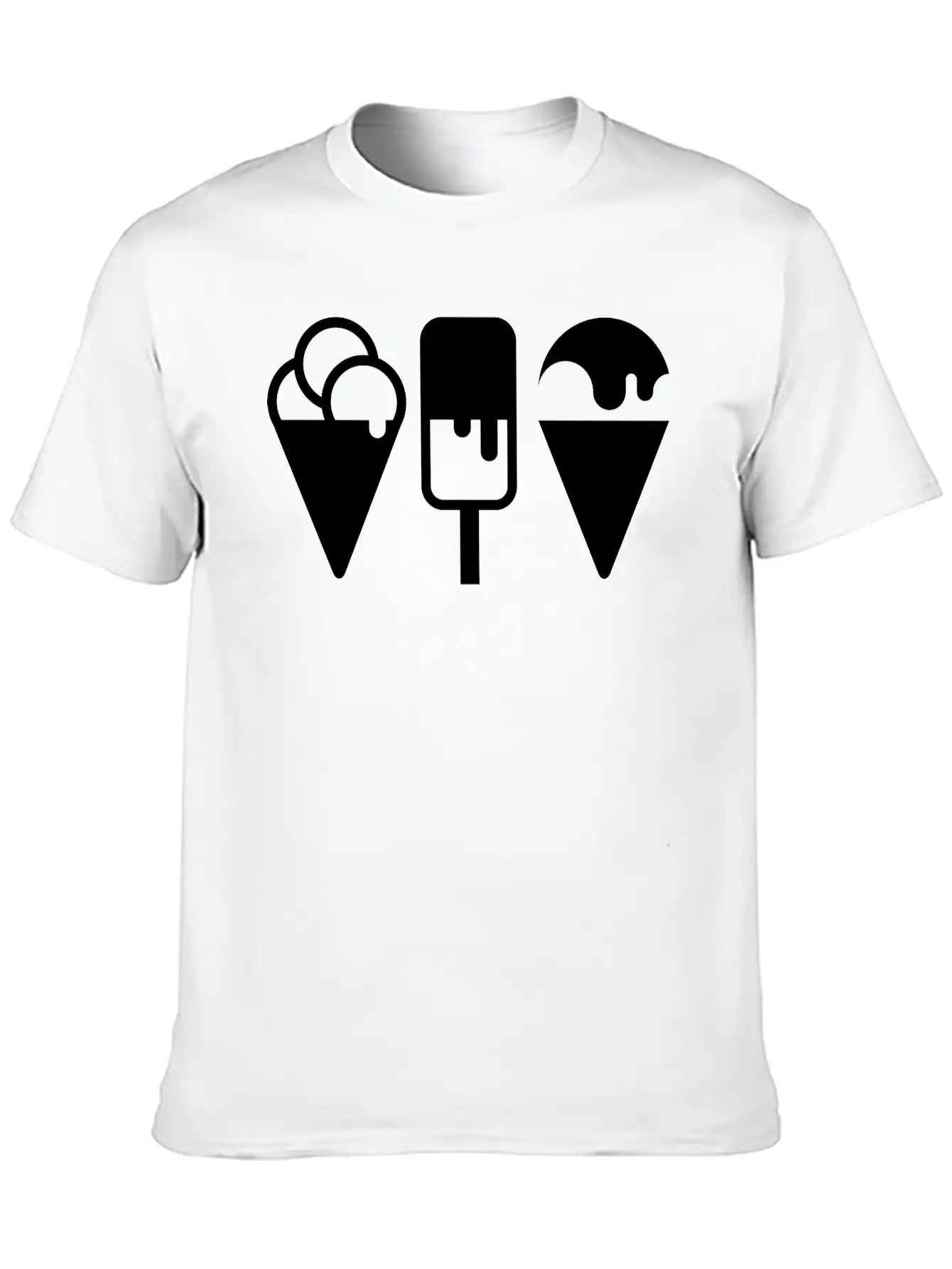 Ice Creams Soft Cotton Short Sleeve Tee ¨C Unisex Wardrobe Staple