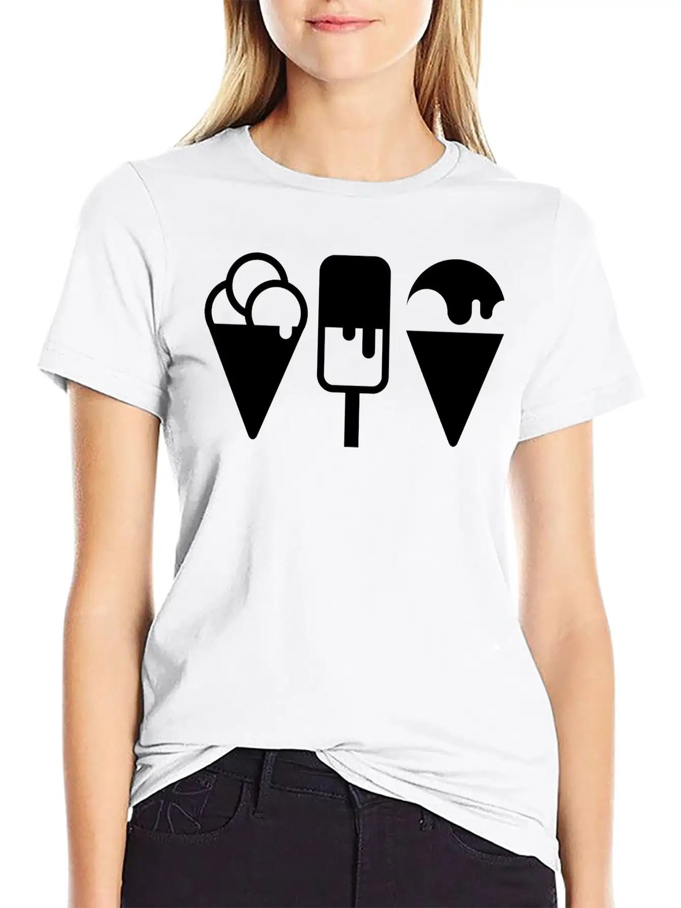 Ice Creams Soft Cotton Short Sleeve Tee ¨C Unisex Wardrobe Staple