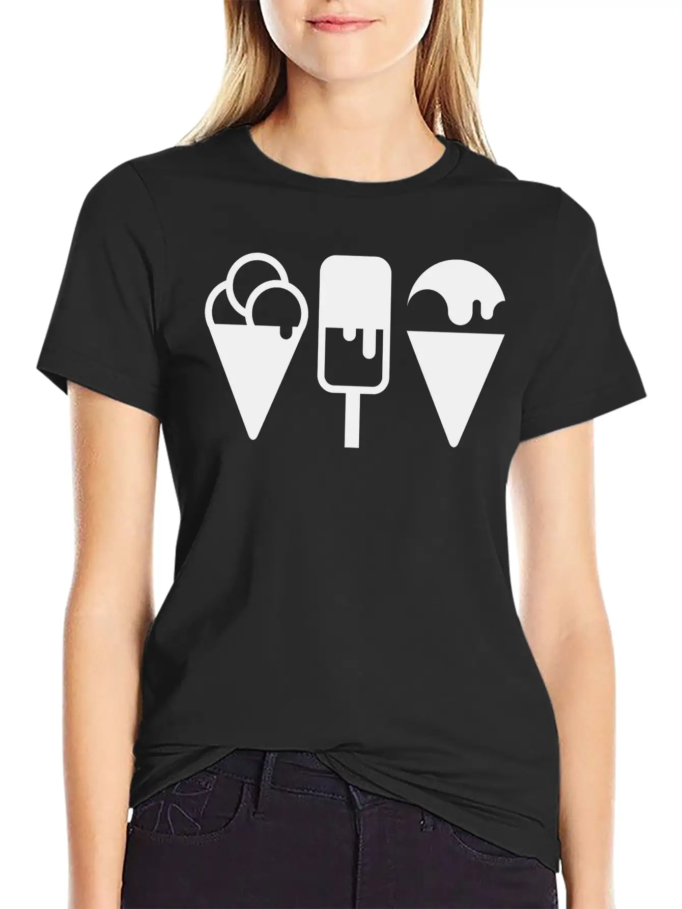 Ice Creams Soft Cotton Short Sleeve Tee ¨C Unisex Wardrobe Staple