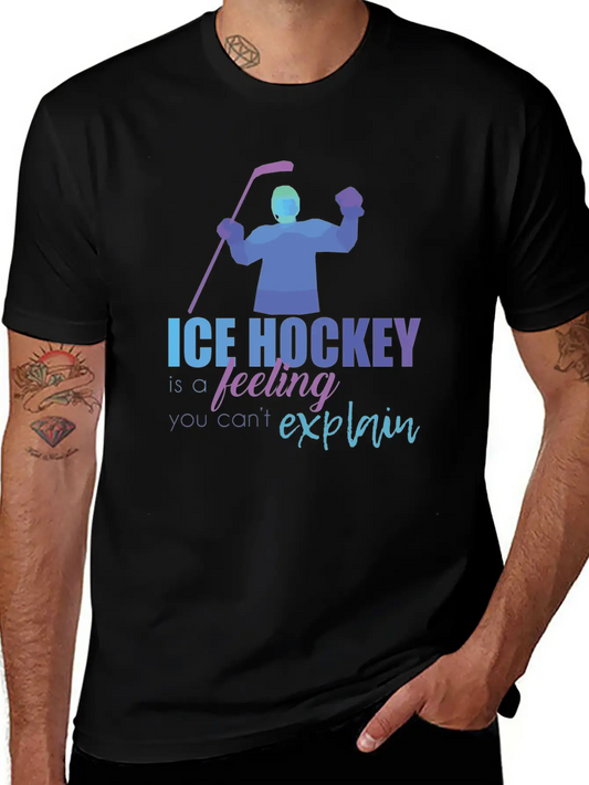 Ice Hockey Essential Cotton Tee For Daily Outfits ¨C Unisex Style