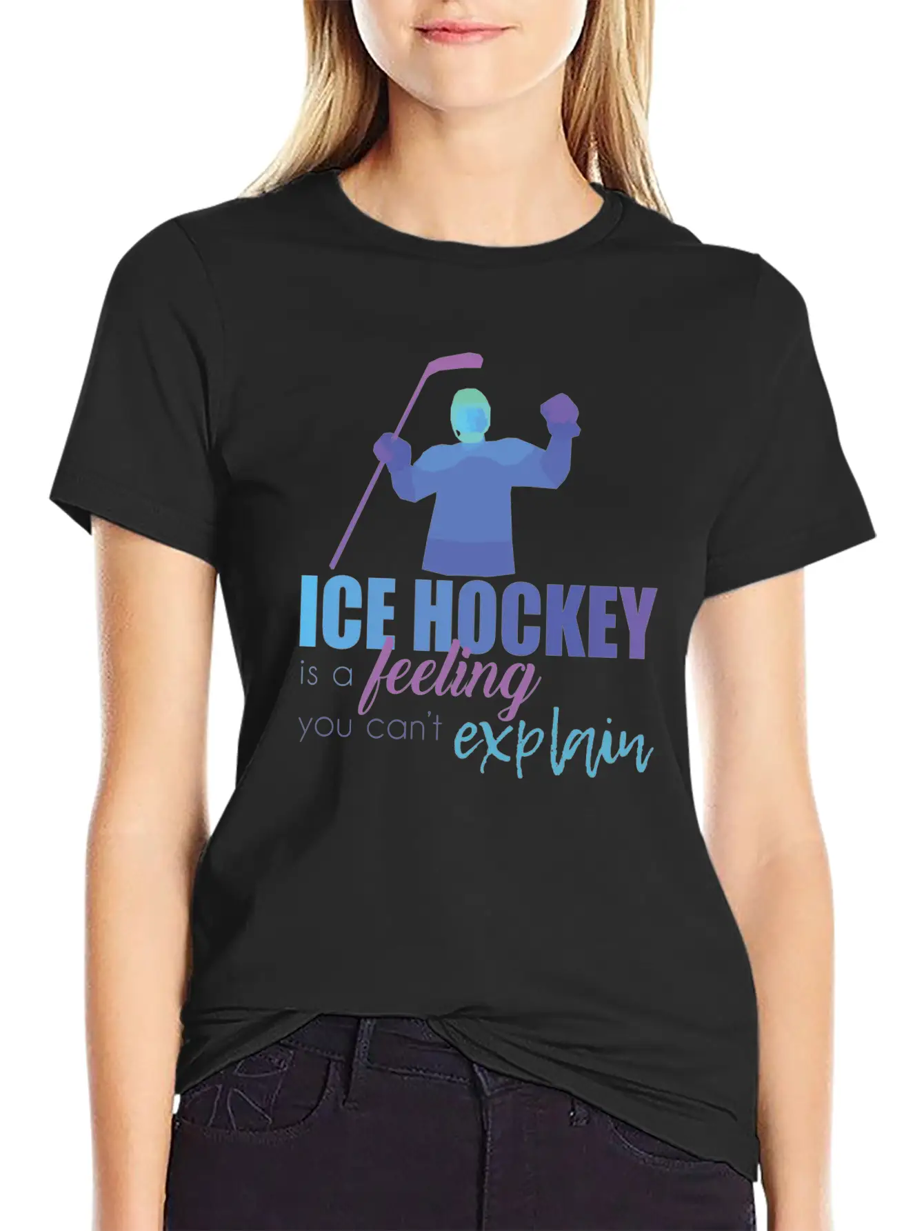 Ice Hockey Essential Cotton Tee For Daily Outfits ¨C Unisex Style